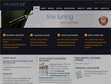 Tablet Screenshot of amatino.ie